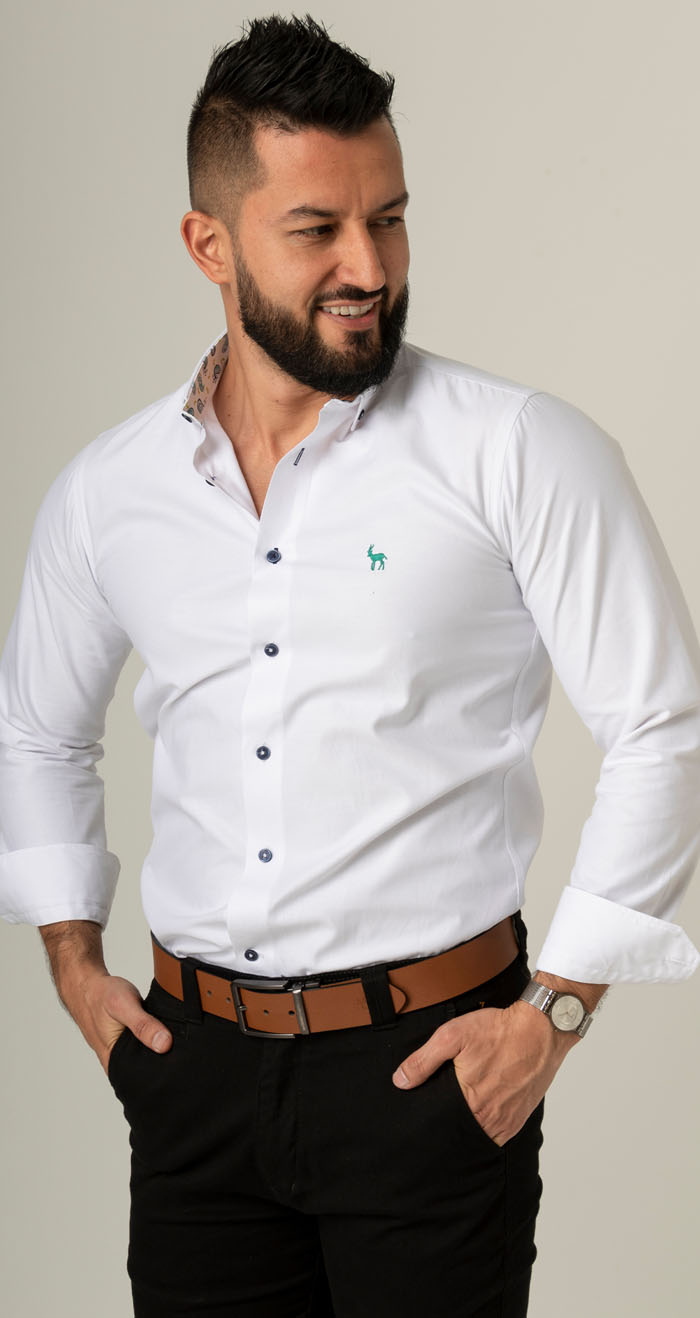 Cómo combinar una camisa blanca para hombre? – Almacenes Gino