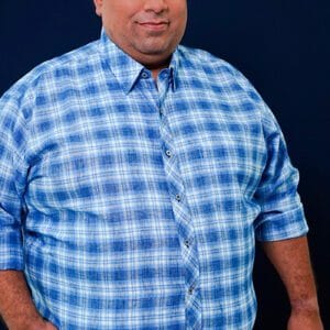 CAMISA HOMBRE EFECTO LINO