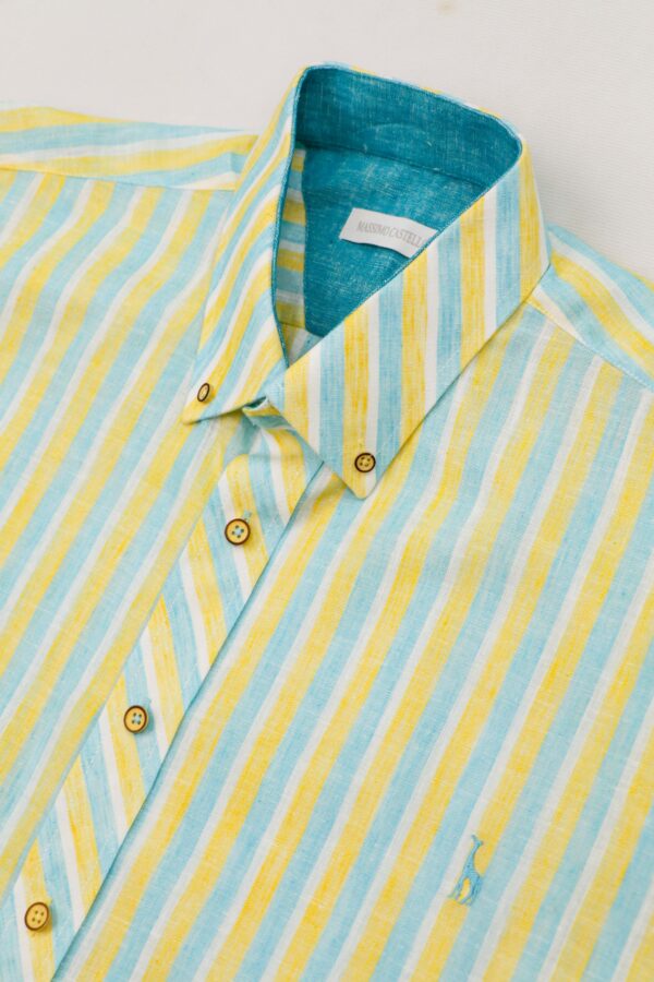 CAMISA HOMBRE EFECTO LINO - Imagen 2