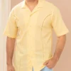 CAMISA 70% LINO MC