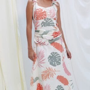 VESTIDO 70% LINO SC