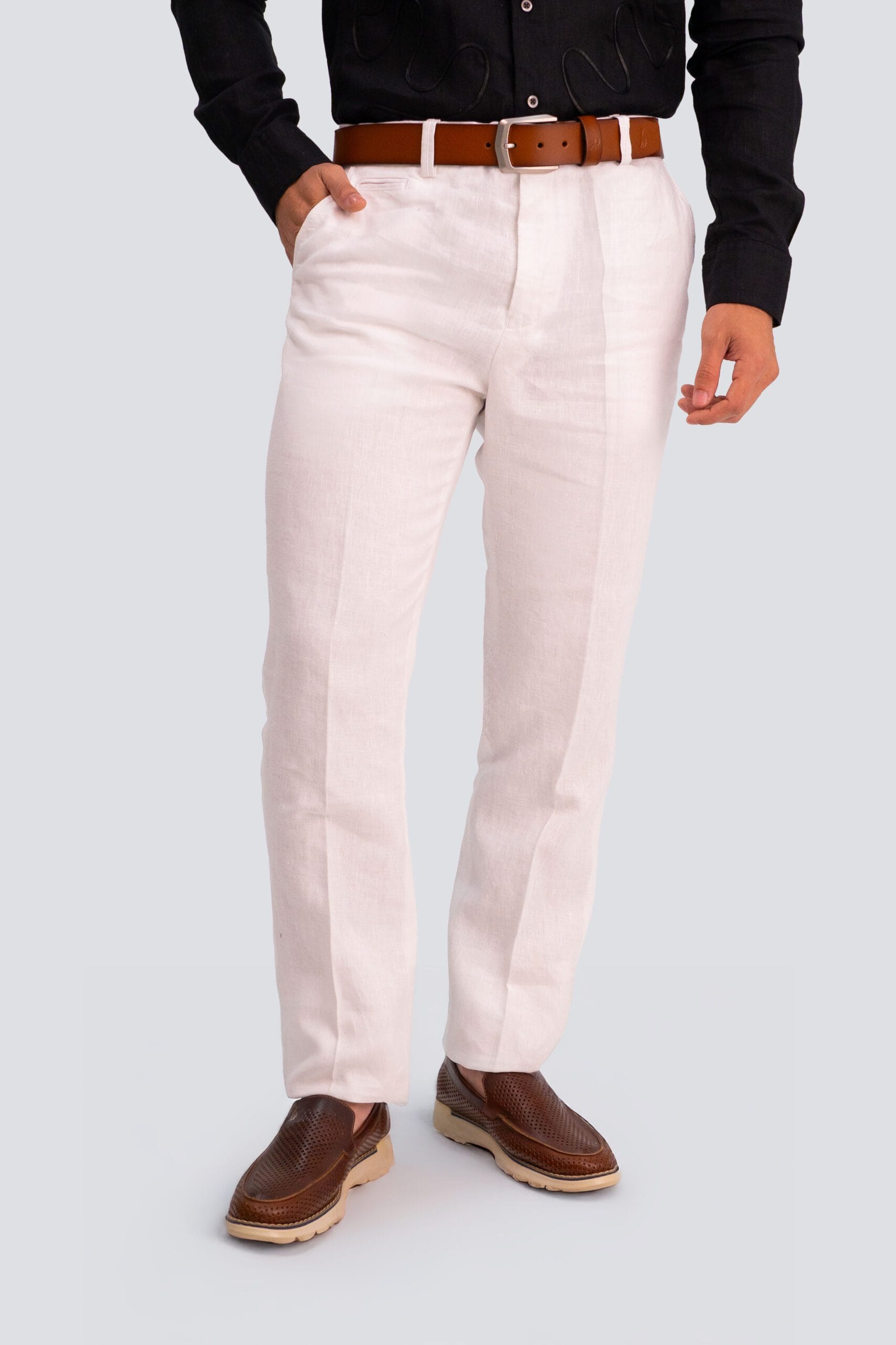 PANTALÓN 100% LINO MC