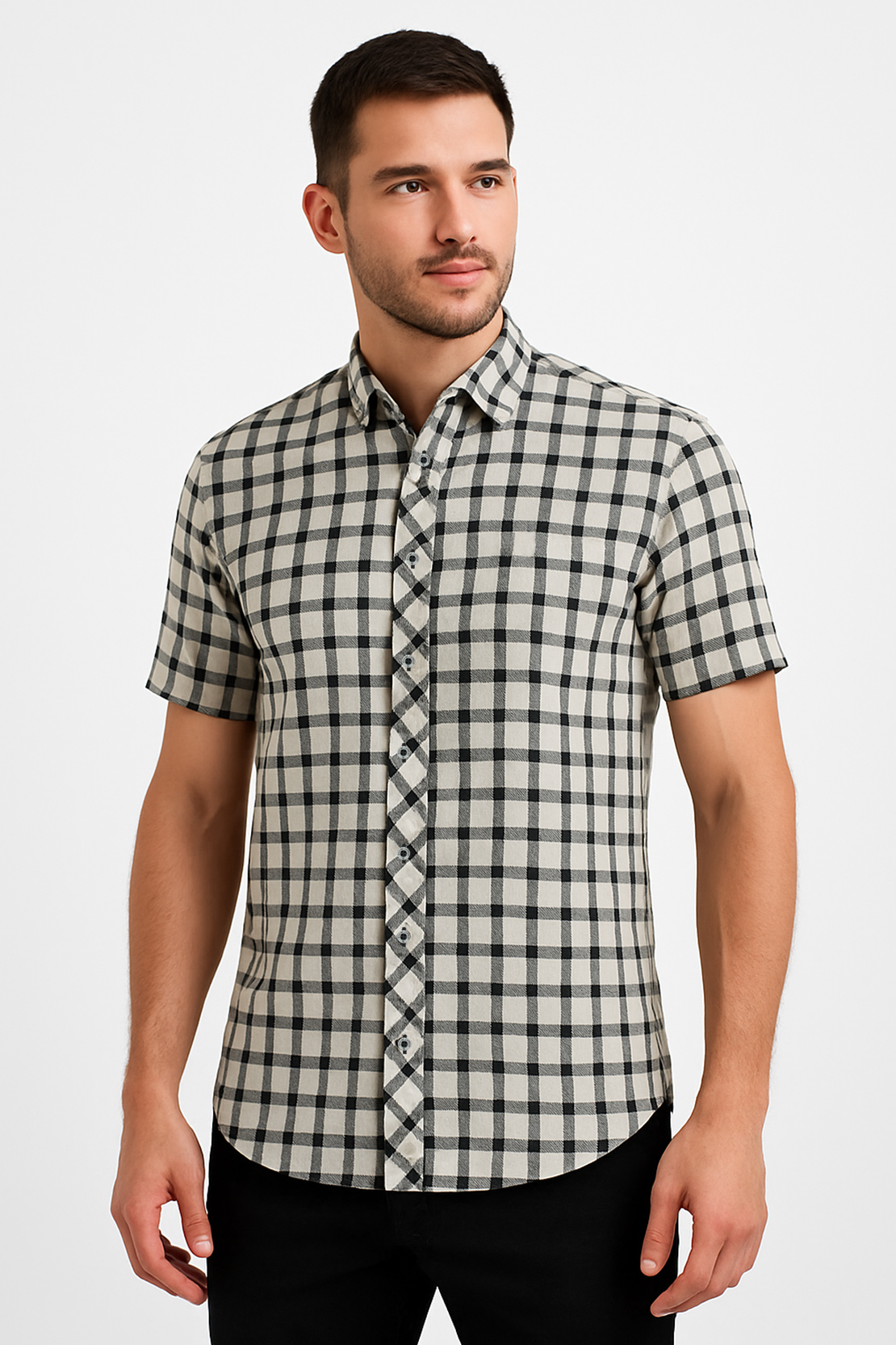 CAMISA HOMBRE EFECTO LINO