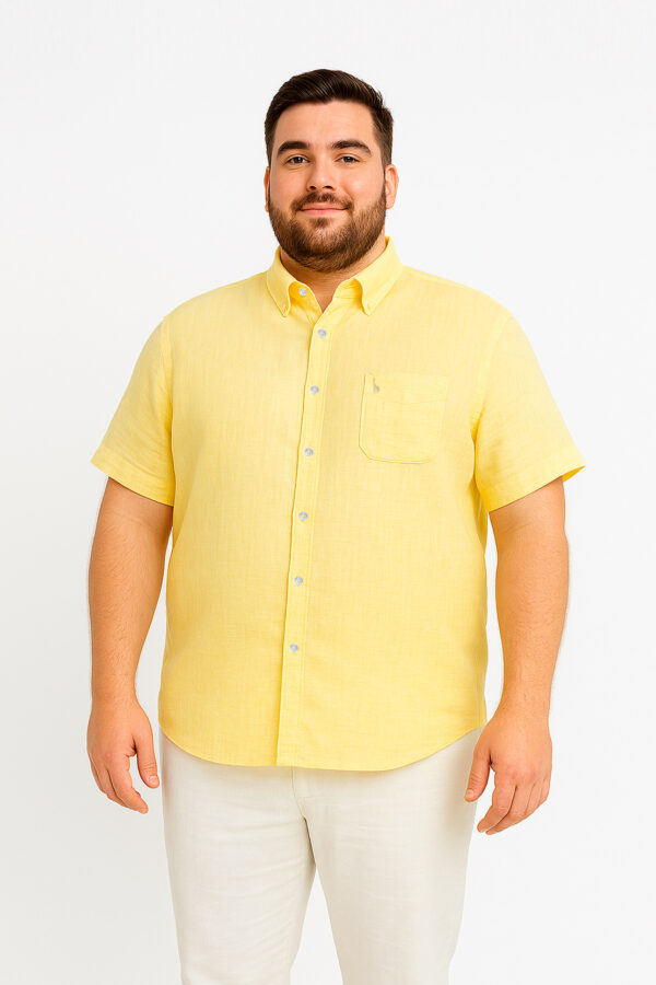 CAMISA 100% LINO MC