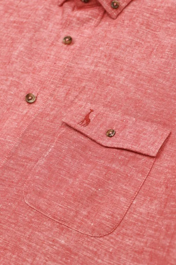 CAMISA HOMBRE 80% LINO MC - Imagen 4