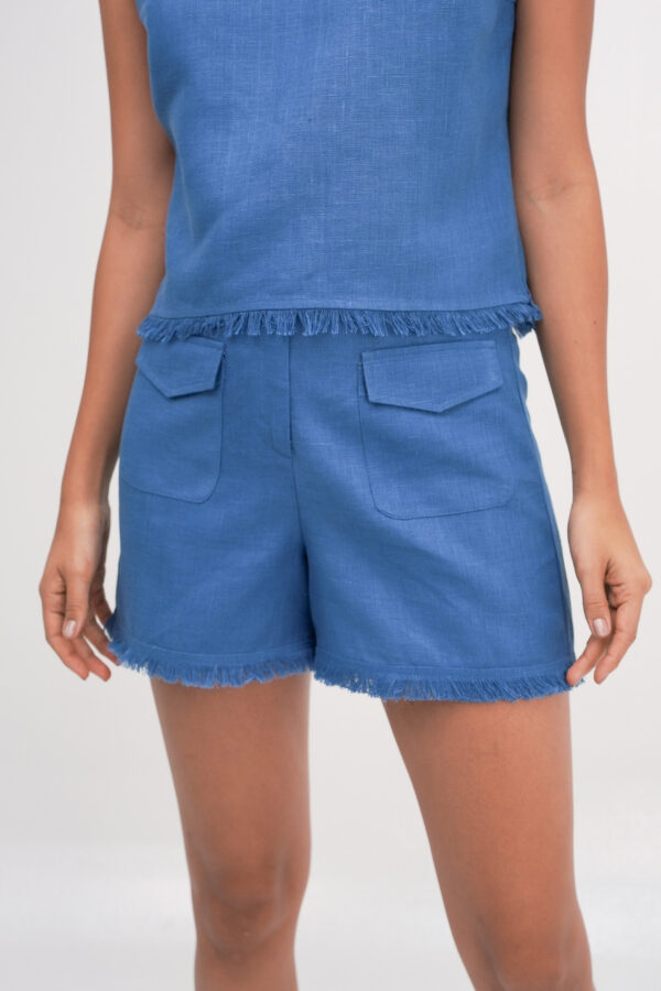 SHORT 100% LINO