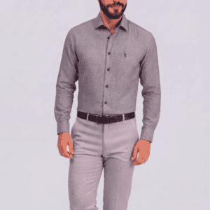 CAMISA MC EFECTO LINO