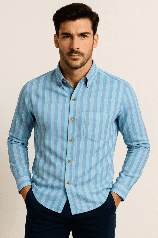 CAMISA MC EFECTO LINO