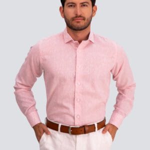 CAMISA EFECTO LINO MC