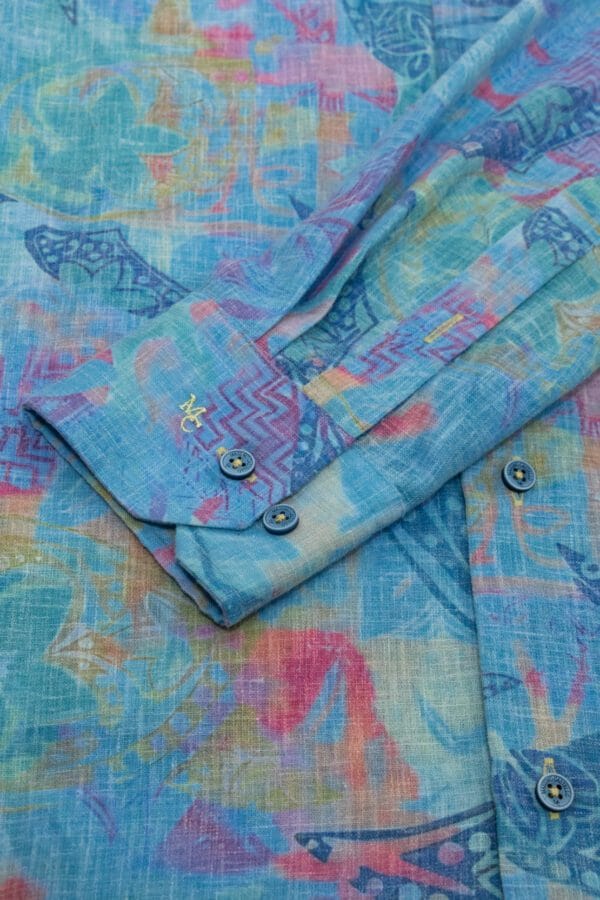 CAMISA HOMBRE EFECTO LINO - Imagen 2