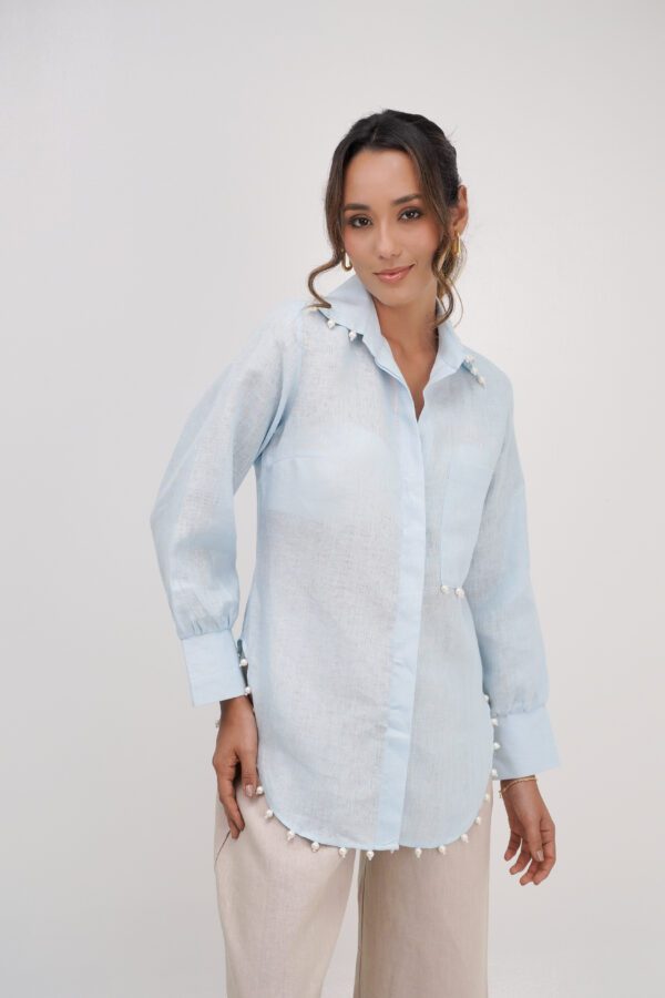 Blusa de lino