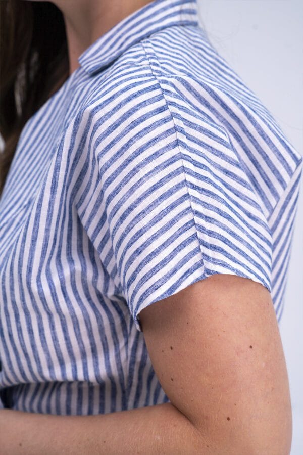BLUSA EFECTO LINO - Imagen 4