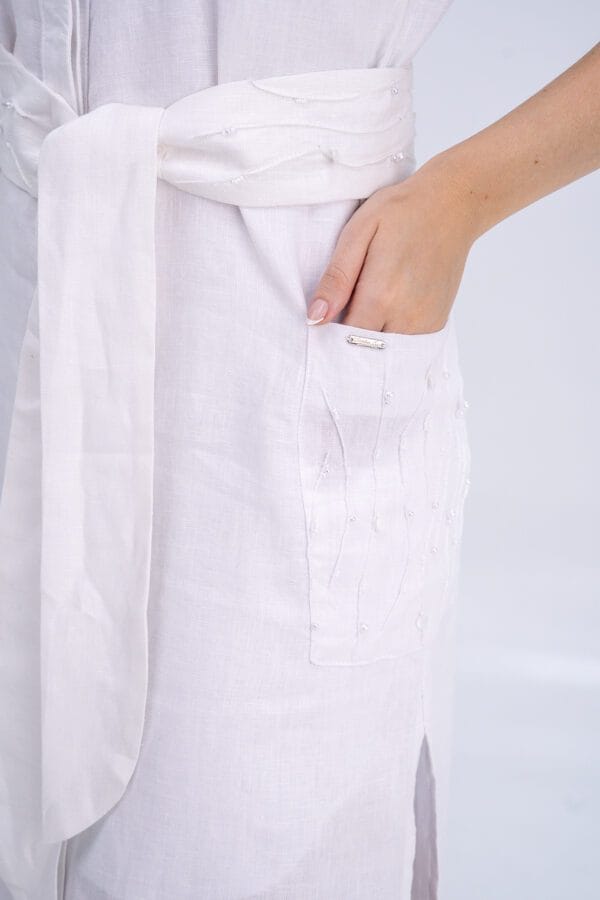 VESTIDO 100% LINO - Imagen 5