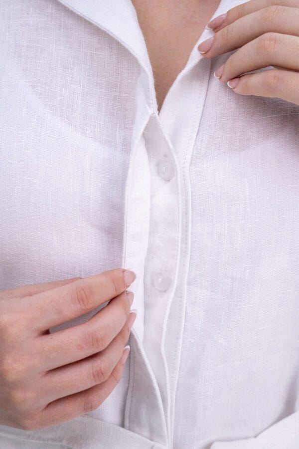 VESTIDO 100% LINO - Imagen 7
