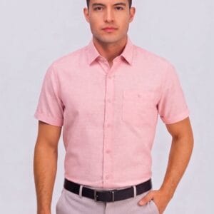CAMISA MC EFECTO LINO