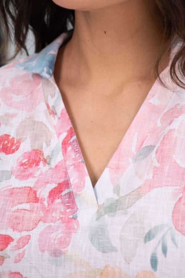 BLUSA SC EFECTO LINO - Imagen 2