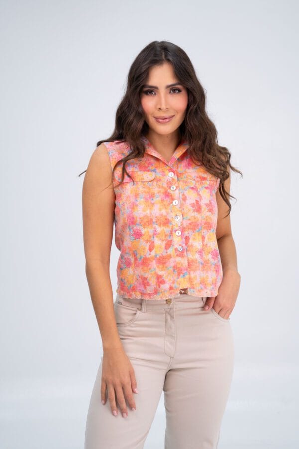 BLUSA SC EFECTO LINO
