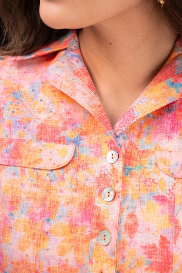 BLUSA SC EFECTO LINO - Imagen 2