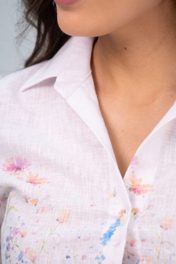 BLUSA EFECTO LINO SC - Imagen 2