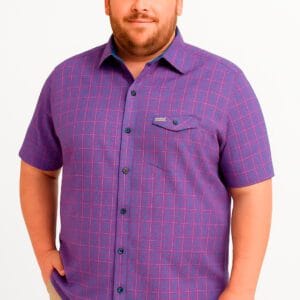 CAMISA EFECTO LINO MC