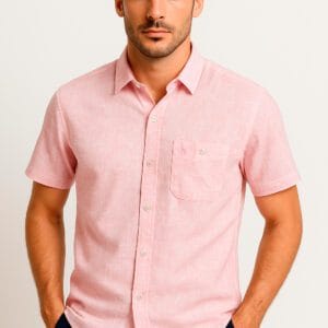 CAMISA MC EFECTO LINO