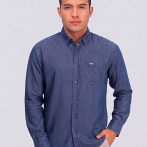 CAMISA TENCEL LYOCELL MC