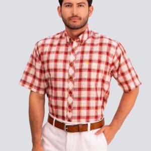 CAMISA EFECTO LINO MC