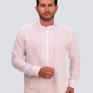 CAMISA MC 100% LINO ITALIANO