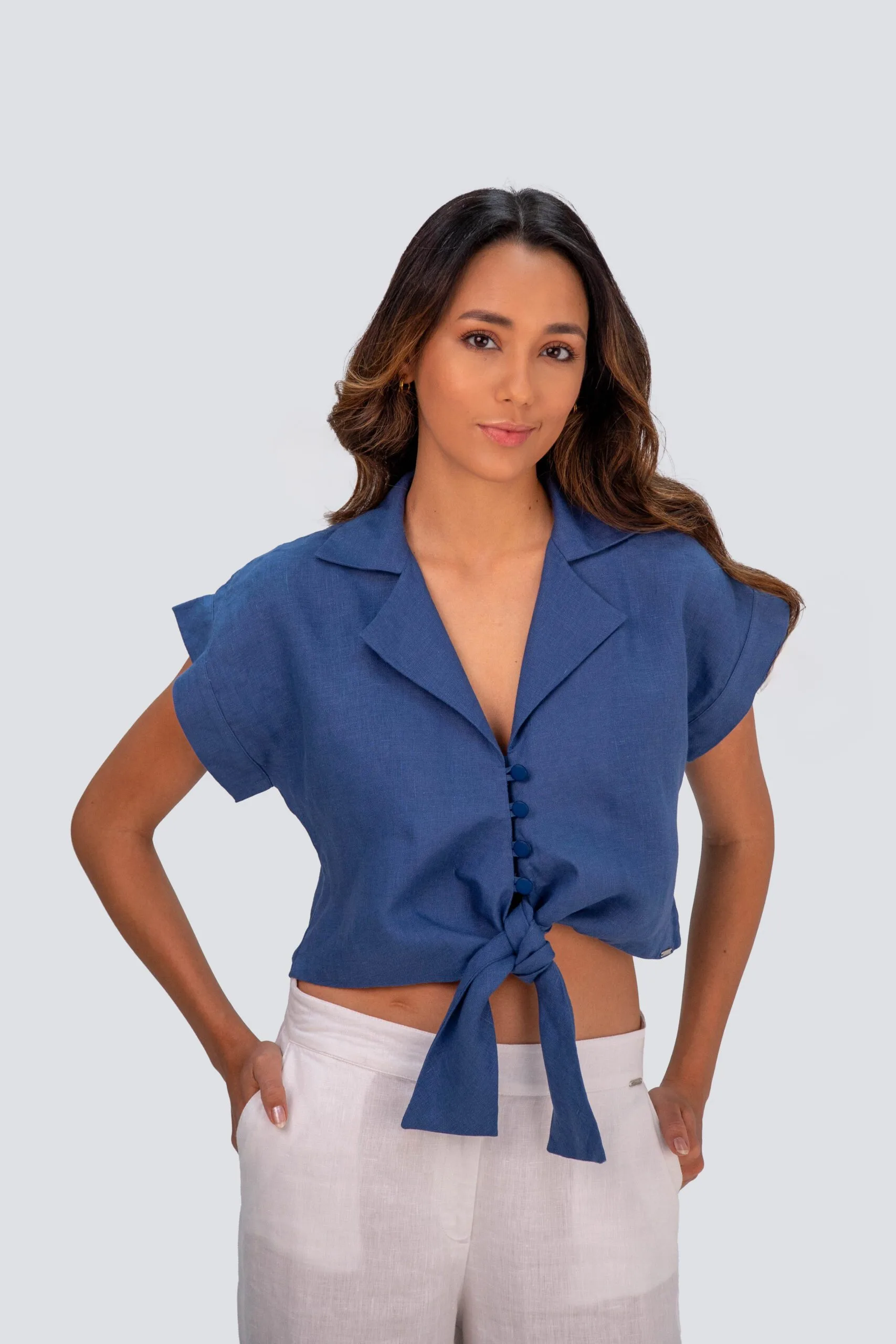 BLUSA LINO 100% LINO