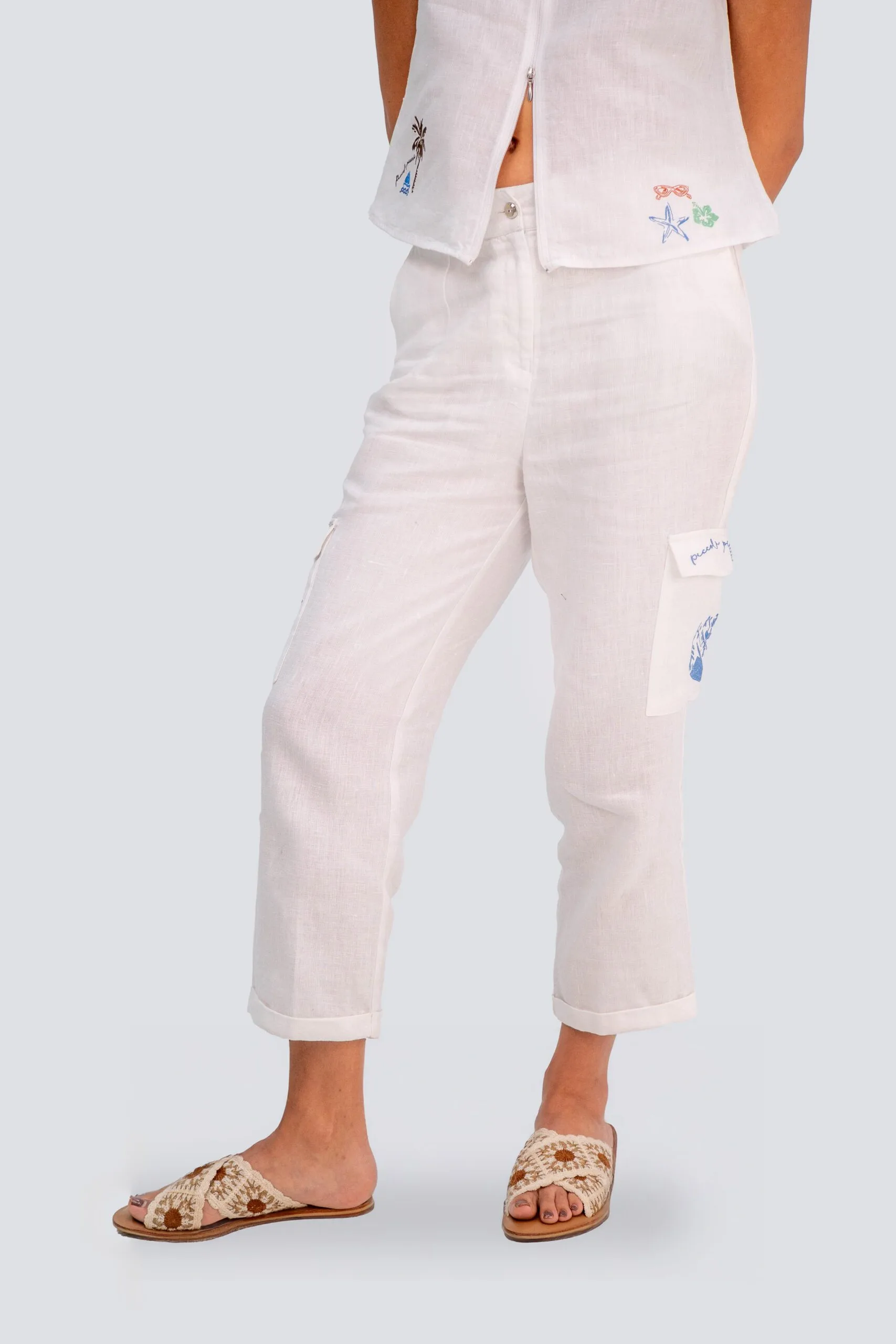 PANTALÓN 100% LINO SC