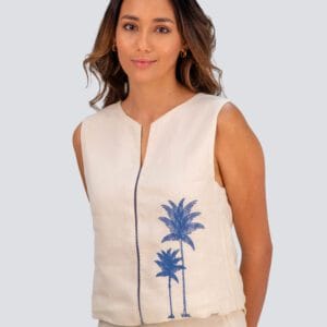 BLUSA LINO 100% LINO