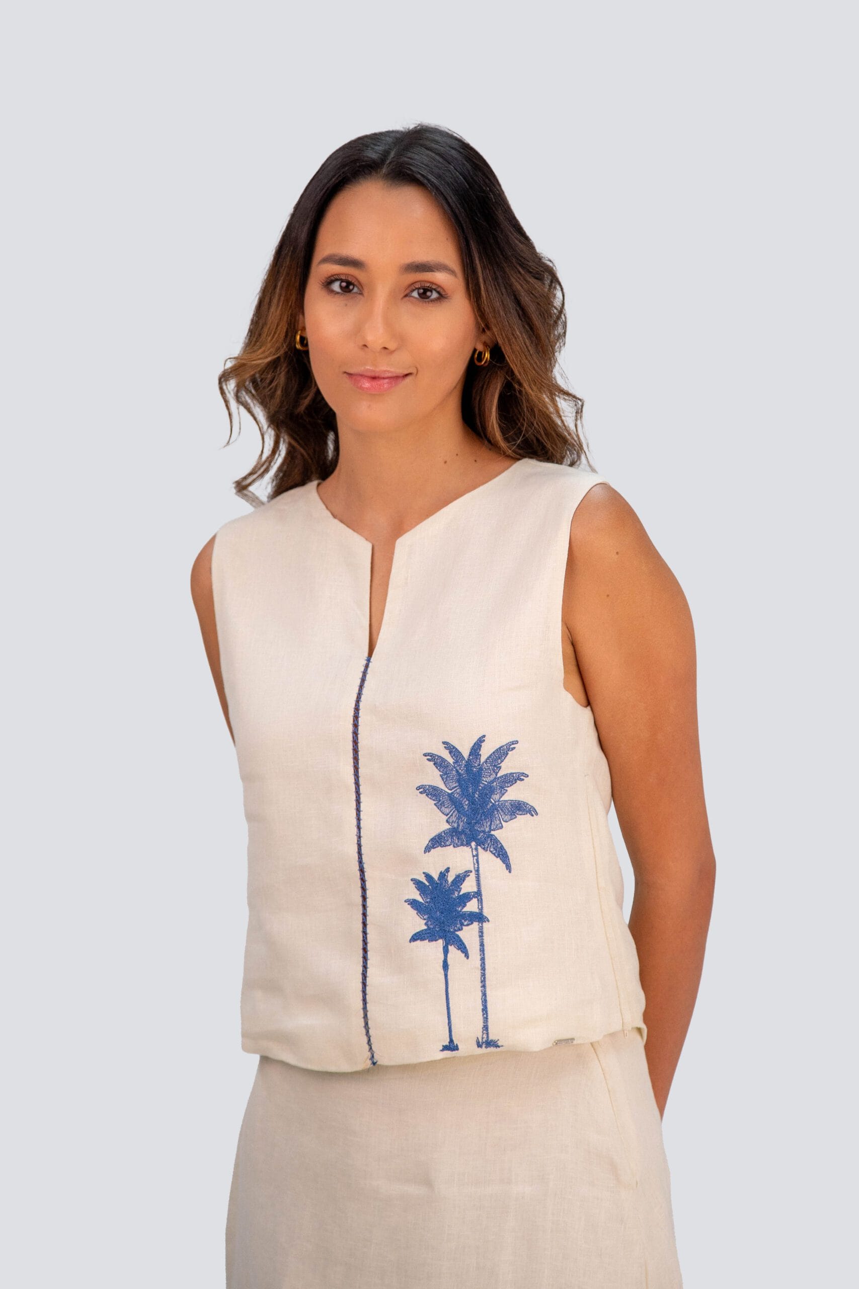 BLUSA LINO 100% LINO