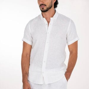 CAMISA 100% LINO MC