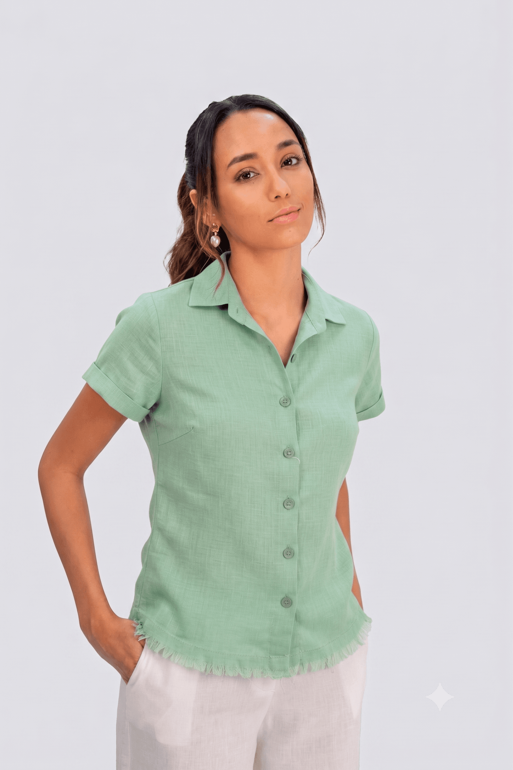 BLUSA 100% LINO