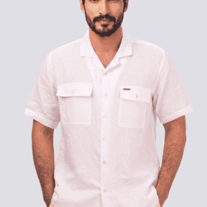 CAMISA MC 100% LINO ITALIANO