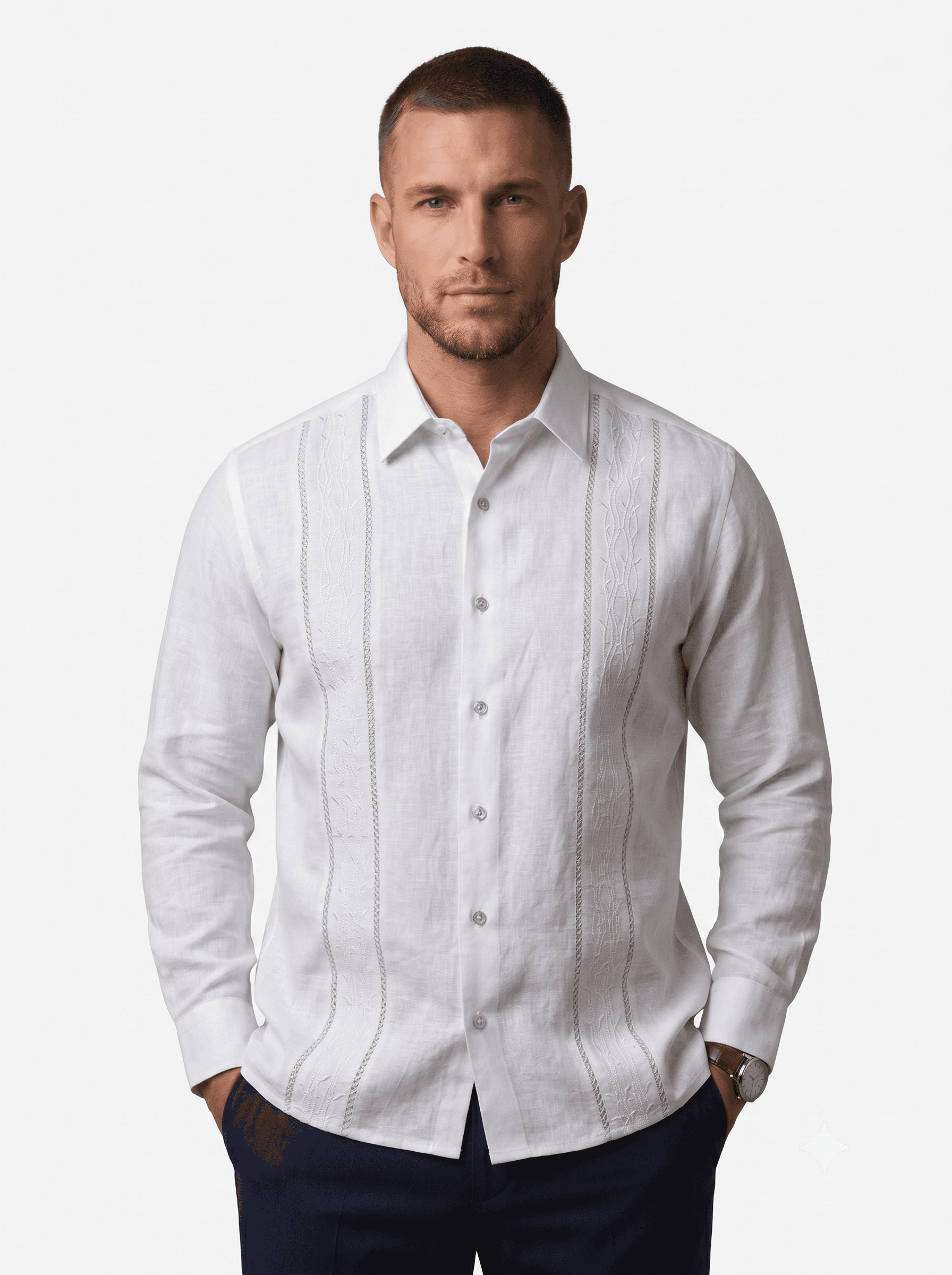 CAMISA 100% LINO MC