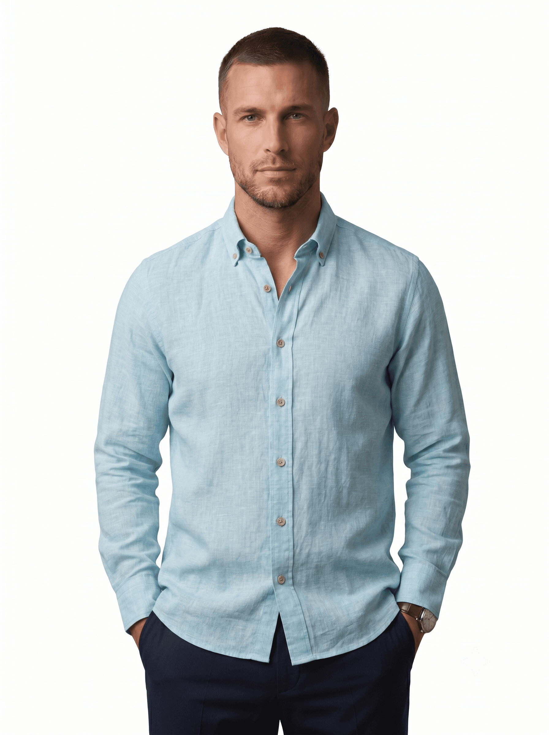CAMISA 100% LINO MC