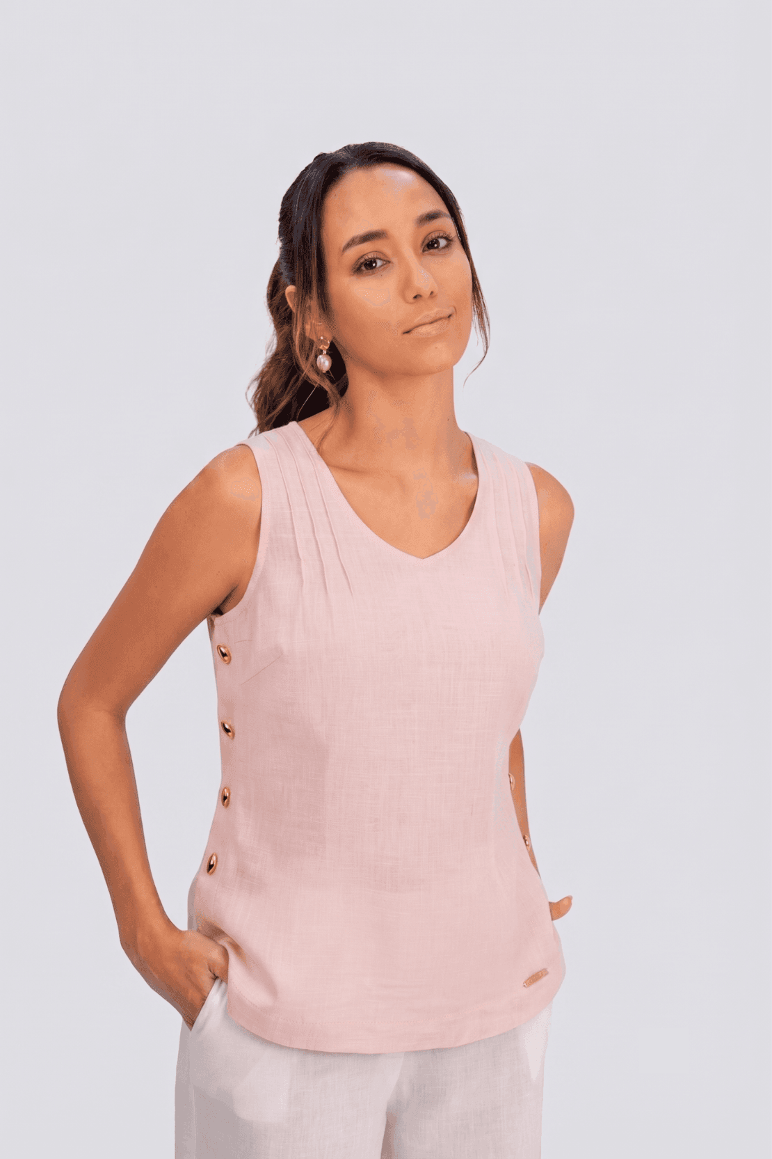 BLUSA 100% LINO
