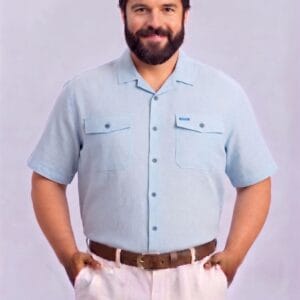 CAMISA HOMBRE EFECTO LINO