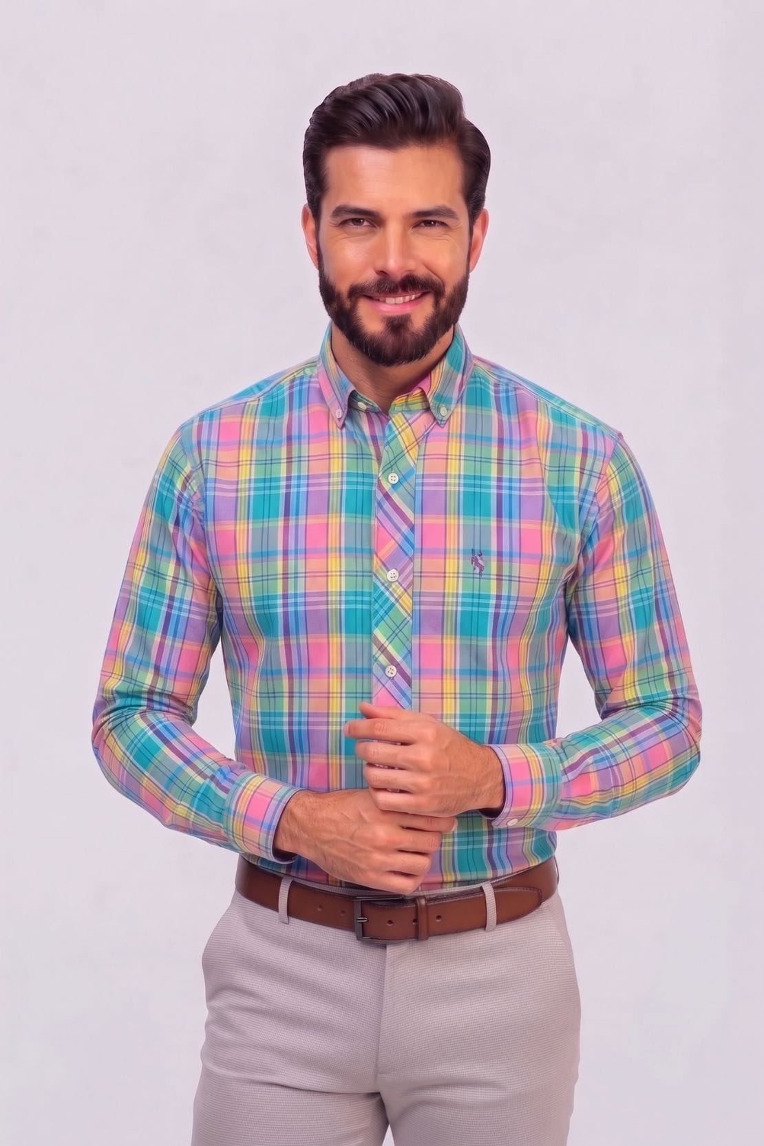 CAMISA 100% ALGODON MC