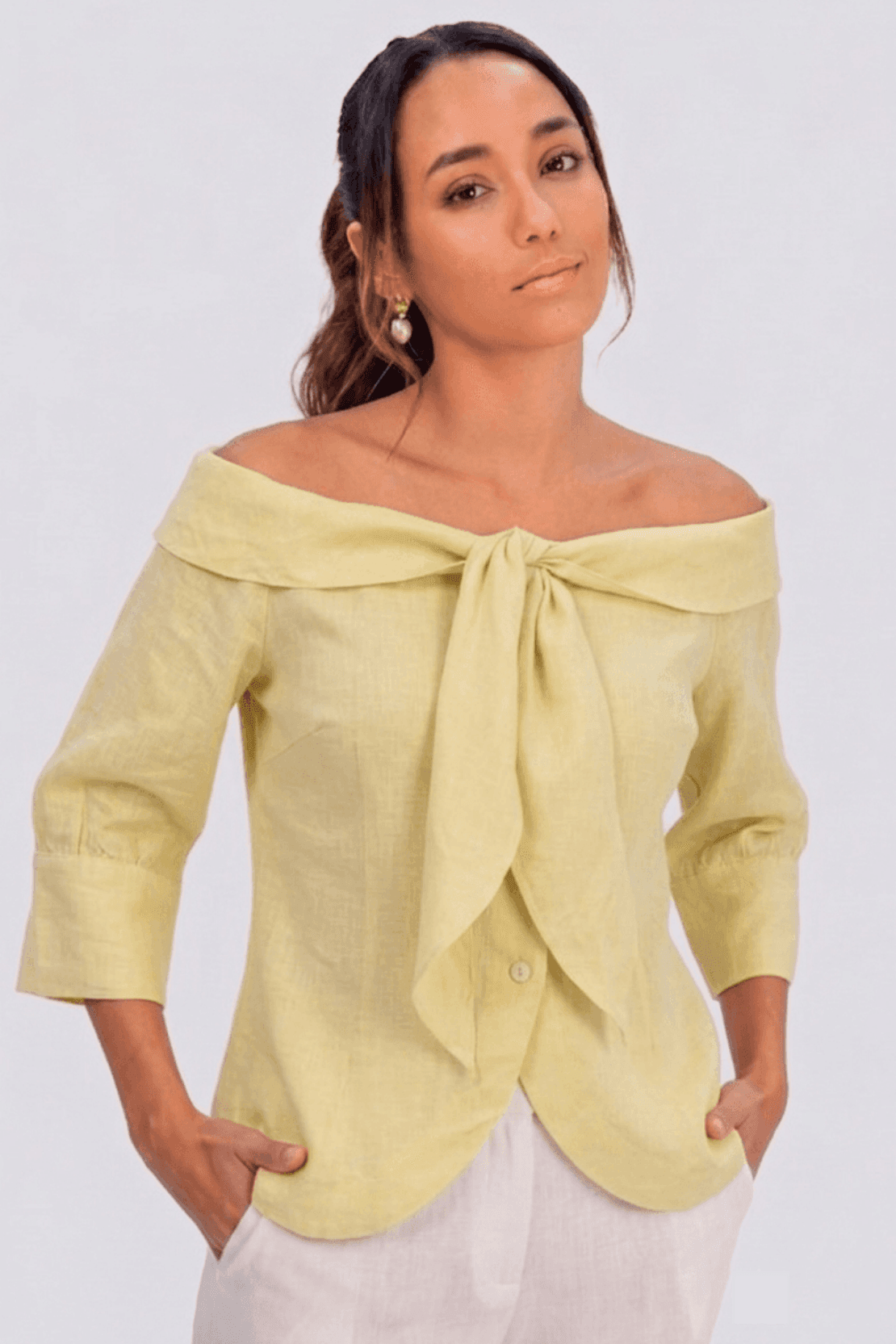 BLUSA LINO 100% LINO