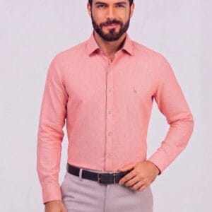 CAMISA MC EFECTO LINO