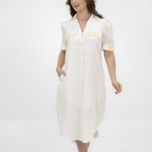 VESTIDO 100% LINO SC